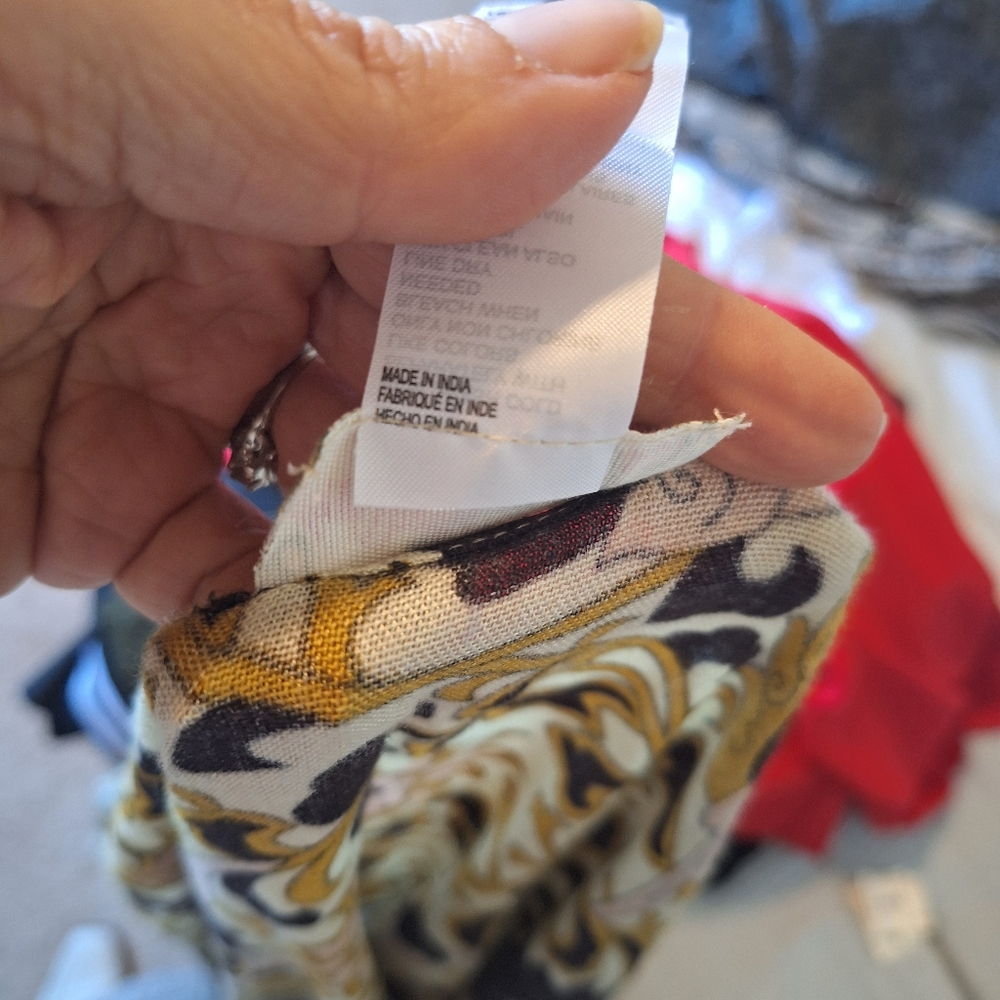 Free People Multicolor Floral Tunic/ Duster - Picture 7 of 8